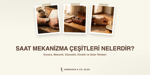 Saat mekanizma çeşitleri rehberi kapak görseli, deri saat aksesuarları