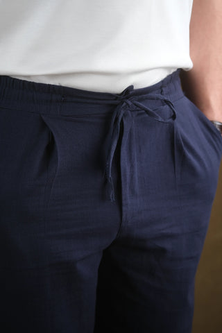 Bağcıklı Erkek Keten Pantolon
