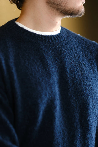 Bukle Dokulu Bisiklet Yaka Triko Kazak