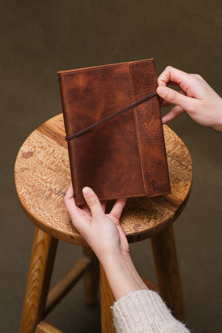 A5 Deri Journal Not Defteri