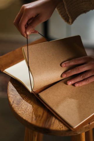 A5 Deri Journal Not Defteri