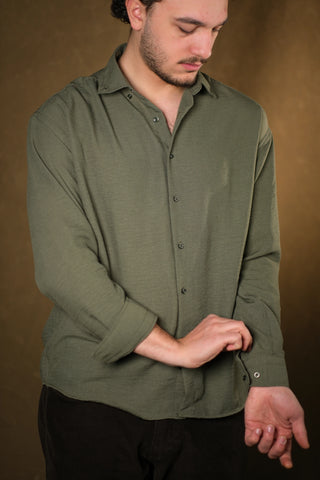 Erkek Keten Gömlek | Regular Fit