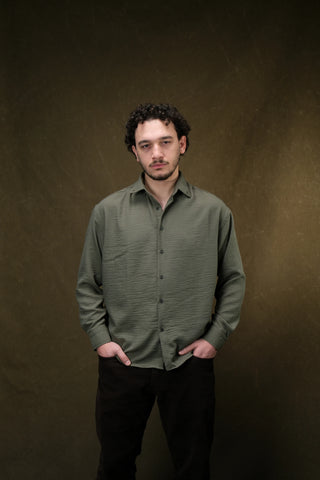 Erkek Keten Gömlek | Regular Fit