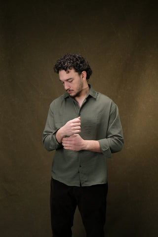 Erkek Keten Gömlek | Regular Fit