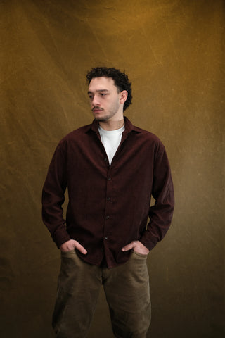 Fitilli Kadife Gömlek