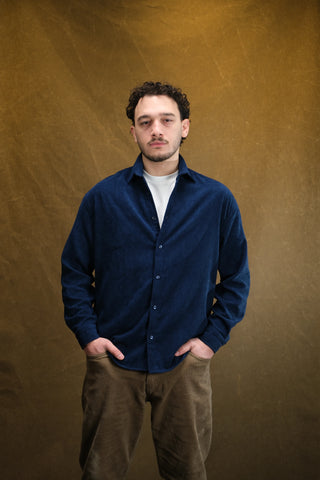 Fitilli Kadife Gömlek