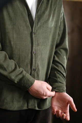 Fitilli Kadife Gömlek