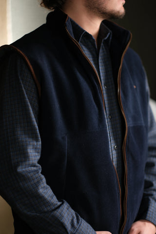 Semender İç Astarlı Dik Yaka Fermuarlı Polar Yelek