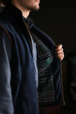 Semender İç Astarlı Dik Yaka Fermuarlı Polar Yelek