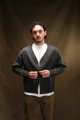 Yün Dokulu V Yaka Triko Hırka