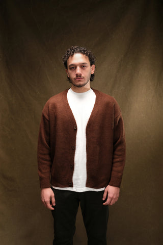 Yün Dokulu V Yaka Triko Hırka