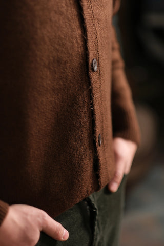 Yün Dokulu V Yaka Triko Hırka