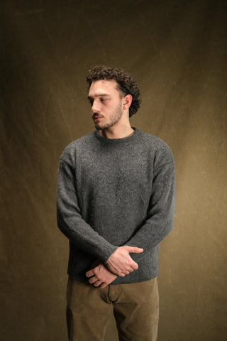 Yünlü Bisiklet Yaka Kalın Triko Kazak