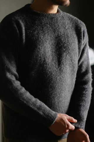 Yünlü Bisiklet Yaka Kalın Triko Kazak