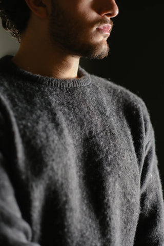 Yünlü Bisiklet Yaka Kalın Triko Kazak