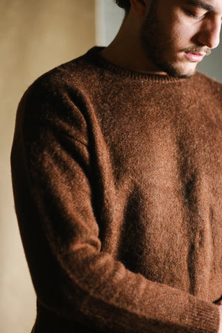 Yünlü Bisiklet Yaka Kalın Triko Kazak