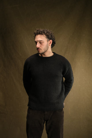 Yünlü Bisiklet Yaka Kalın Triko Kazak