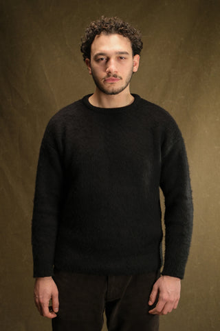 Yünlü Bisiklet Yaka Kalın Triko Kazak