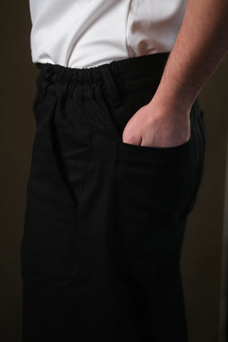 Crafter Geniş Kesim Pantolon - Siyah