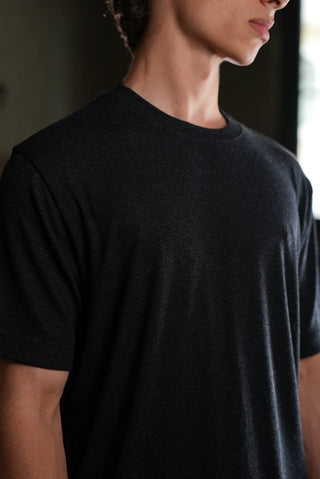Bisiklet Yaka Triko Erkek T-Shirt | Regular Fit - Lacivert