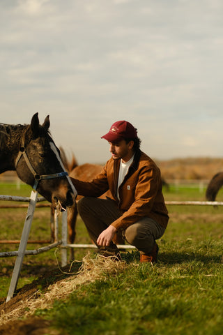 Kadife Yaka Fermuarlı %100 Pamuk Kot Ceket