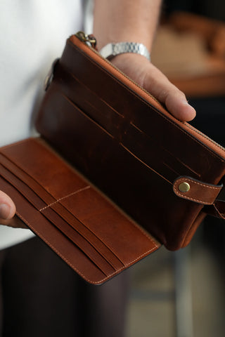 Clutchbag - Kahve