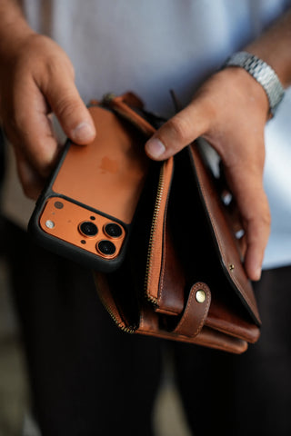 Clutchbag - Kahve