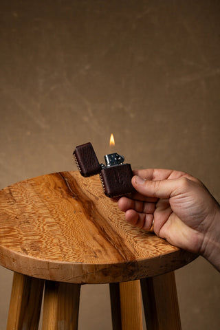 🎁 Deri Kaplı Çakmak (HEDİYE)