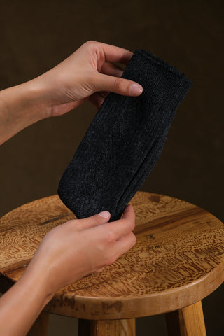 Erkek Yün Çorap (5'li Paket) - Lacivert