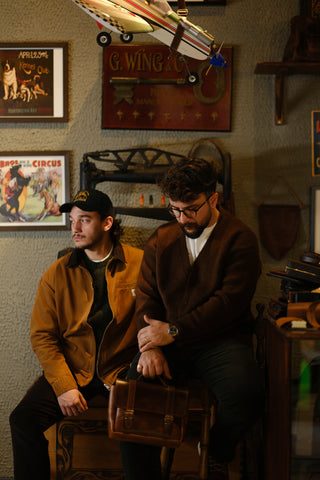 Kadife Yaka Fermuarlı %100 Pamuk Kot Ceket