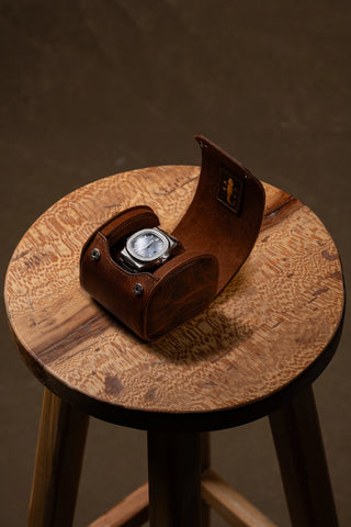 Tekli Deri Saat Kutusu