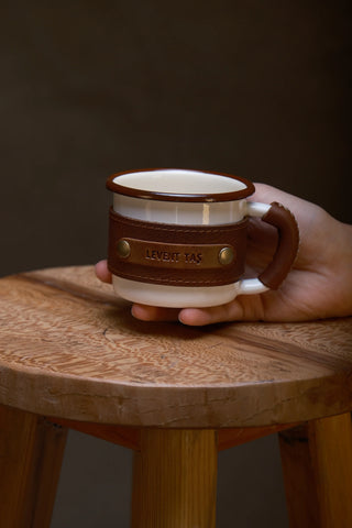 Emaye Kupa Cüzdan Çakmak Hediye Seti