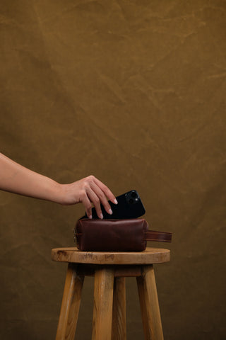 Mini Doppbag - Kahverengi