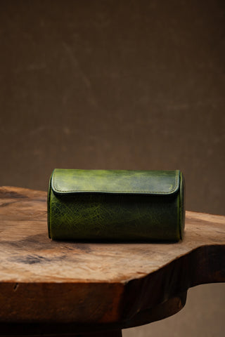 İkili Deri Saat Kutusu