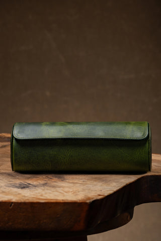 Üçlü Deri Saat Kutusu