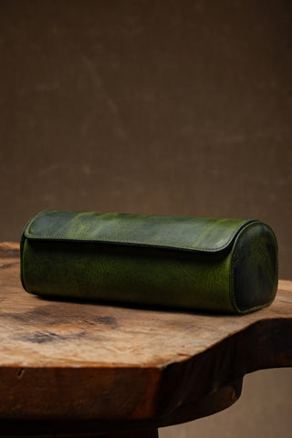 Üçlü Deri Saat Kutusu